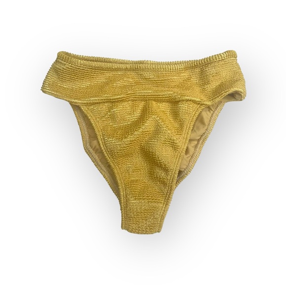 new Montce ☀︎︎ Tamarindo Ruched Scrunch Butt Bikini Bottom ☀︎︎ Goldie ☀︎︎ Small - Picture 6 of 16